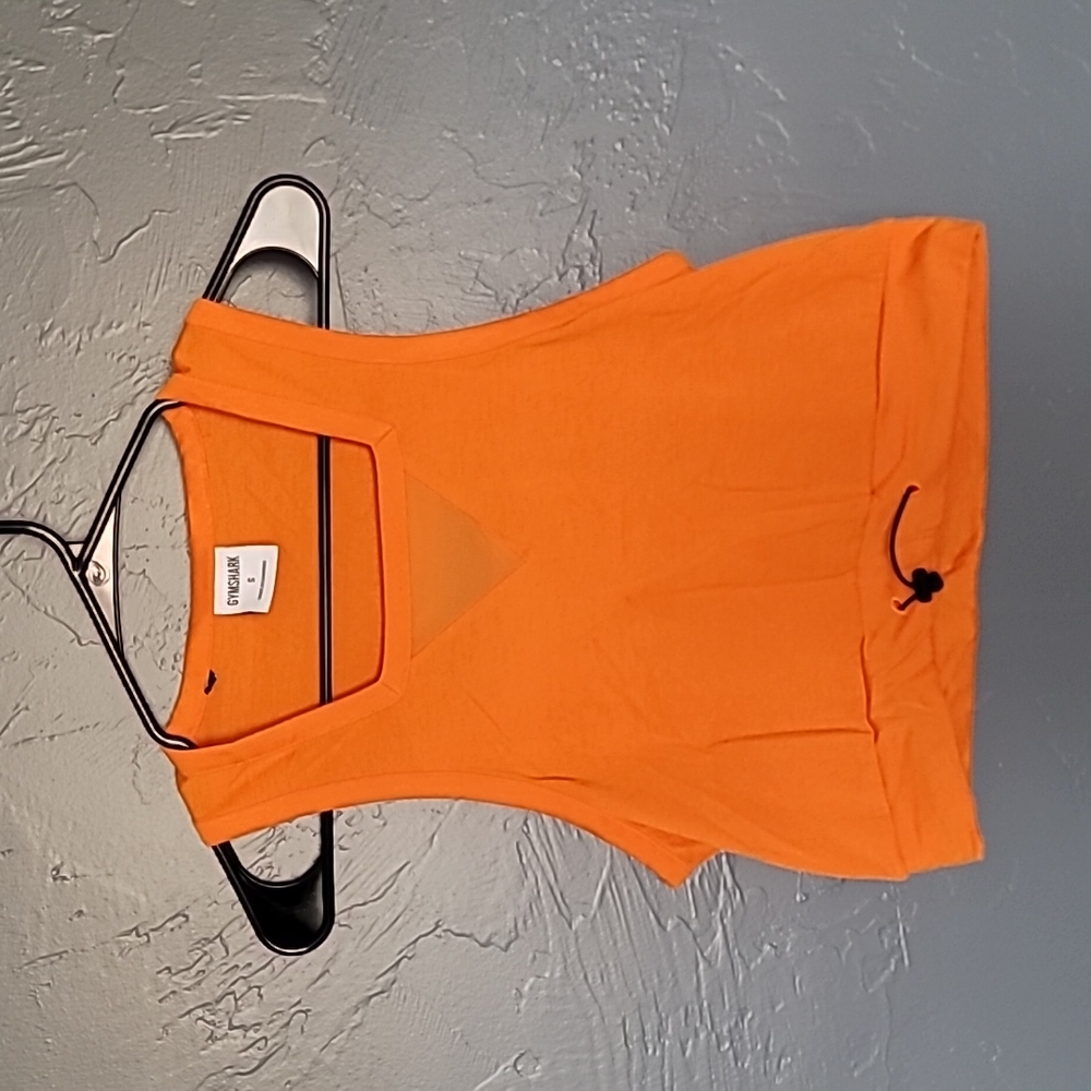 Small Gymshark Boxy Tee with Drawstring at the Bottom EUC